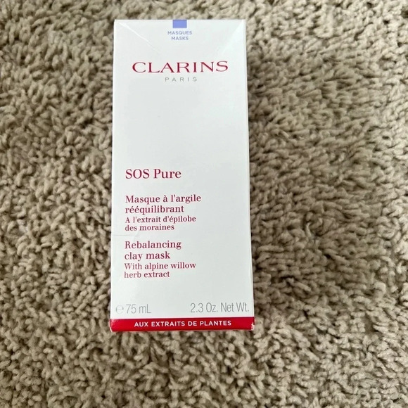 NIB CLARINS SOS Pure Rebalancing Clay Mask - Picture 2 of 2